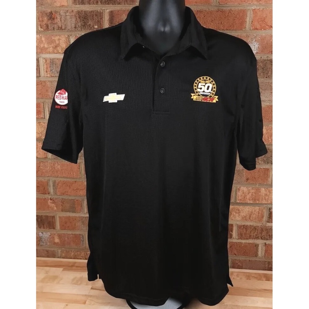 Richard Childress Racing 50th Anniversary Chevy Red Kap Medium Polo Shirt